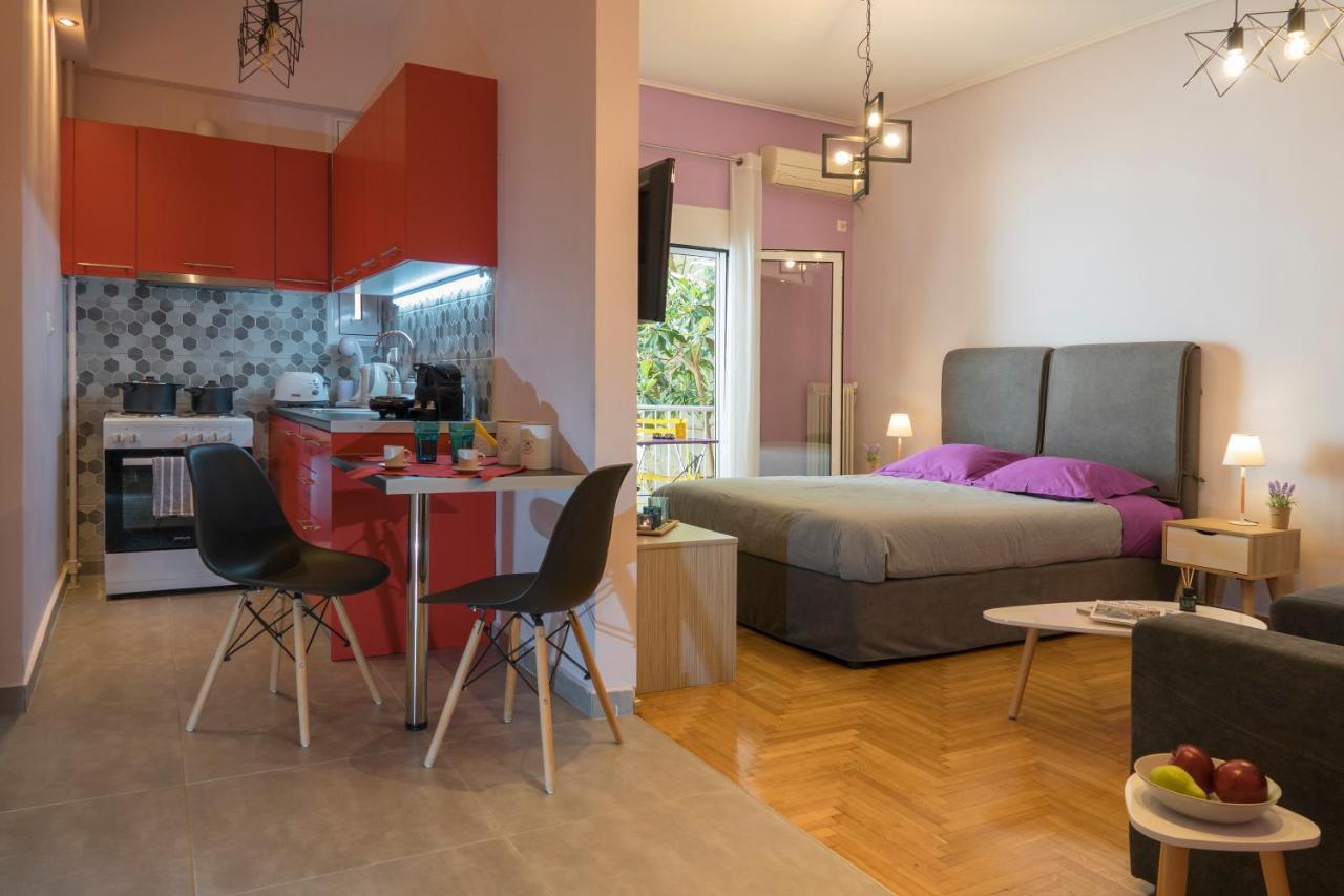Stylish Modern Studio In The Heart Of Athens Ngoại thất bức ảnh